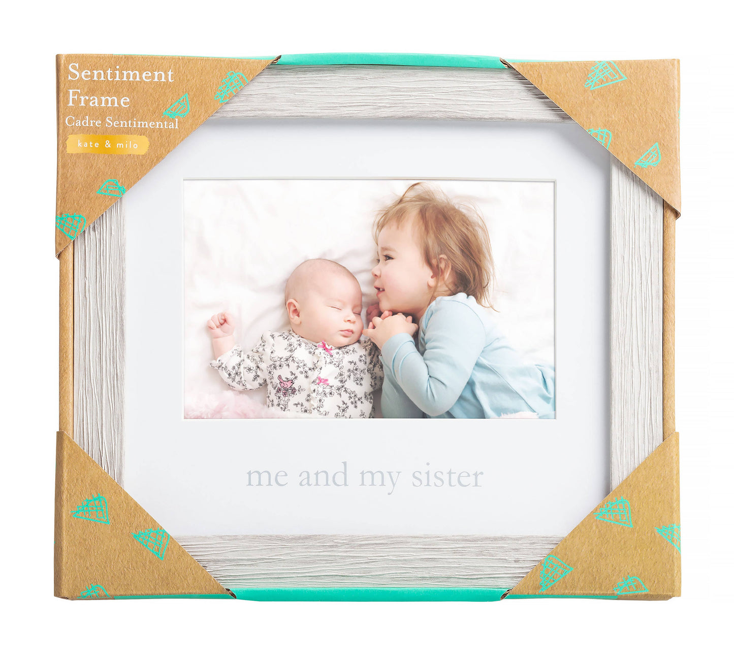 Rustic Me & My Sister Picture Frame