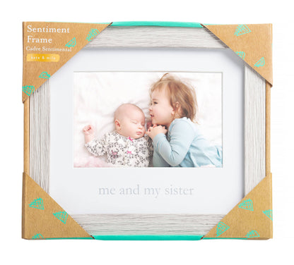 Rustic Me & My Sister Picture Frame