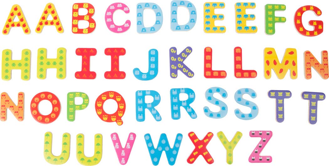 Small Foot Colorful Magnetic Letters