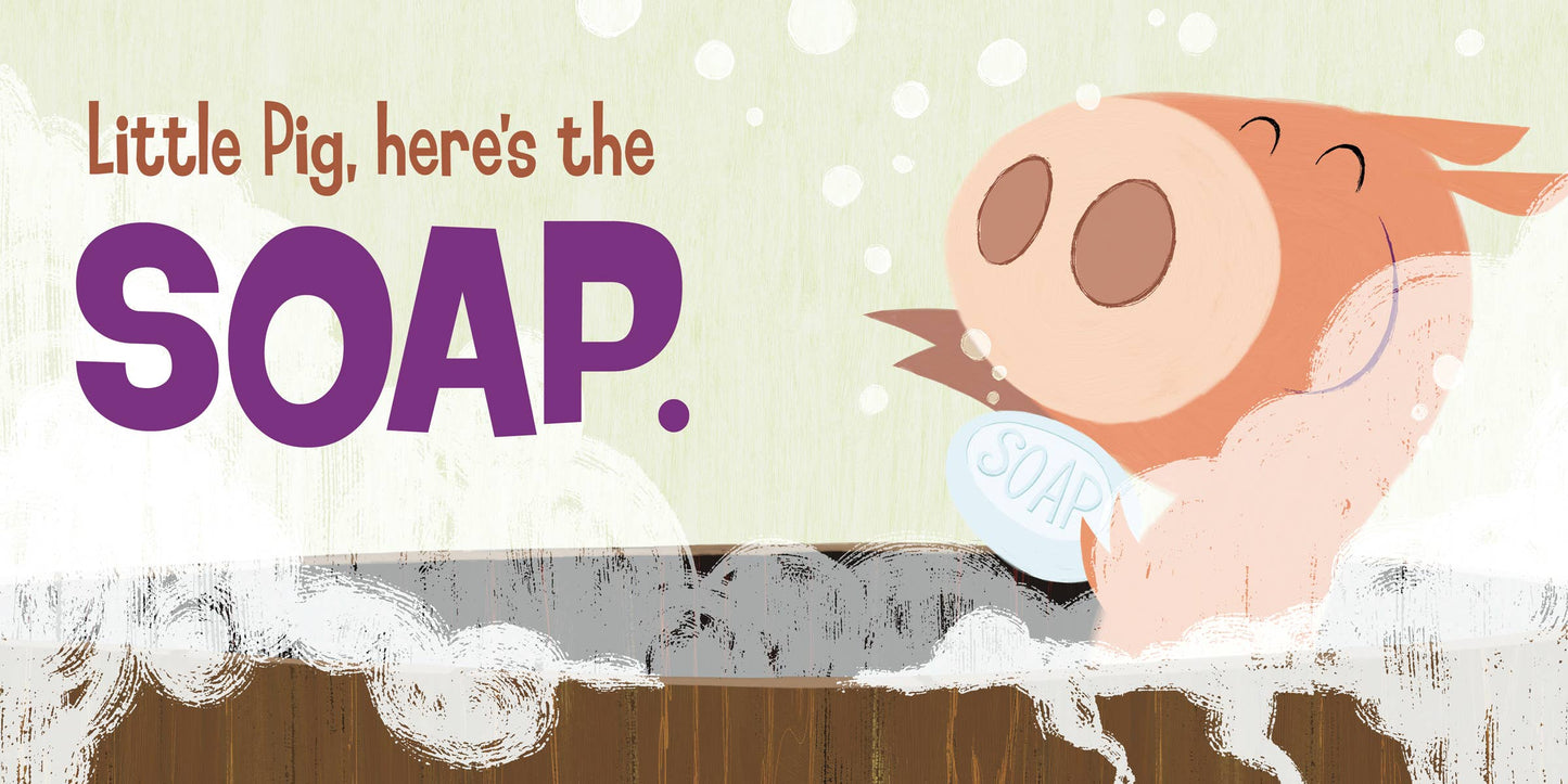 Pig Takes A Bath Board Book: Board Book / 20