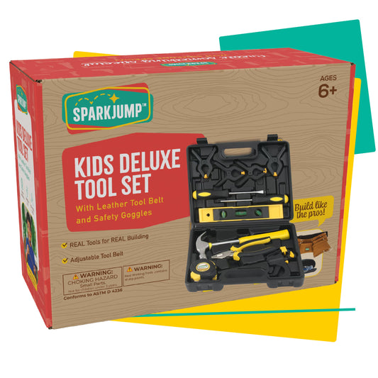 Kids Deluxe Tool Set (Case Pack 6)