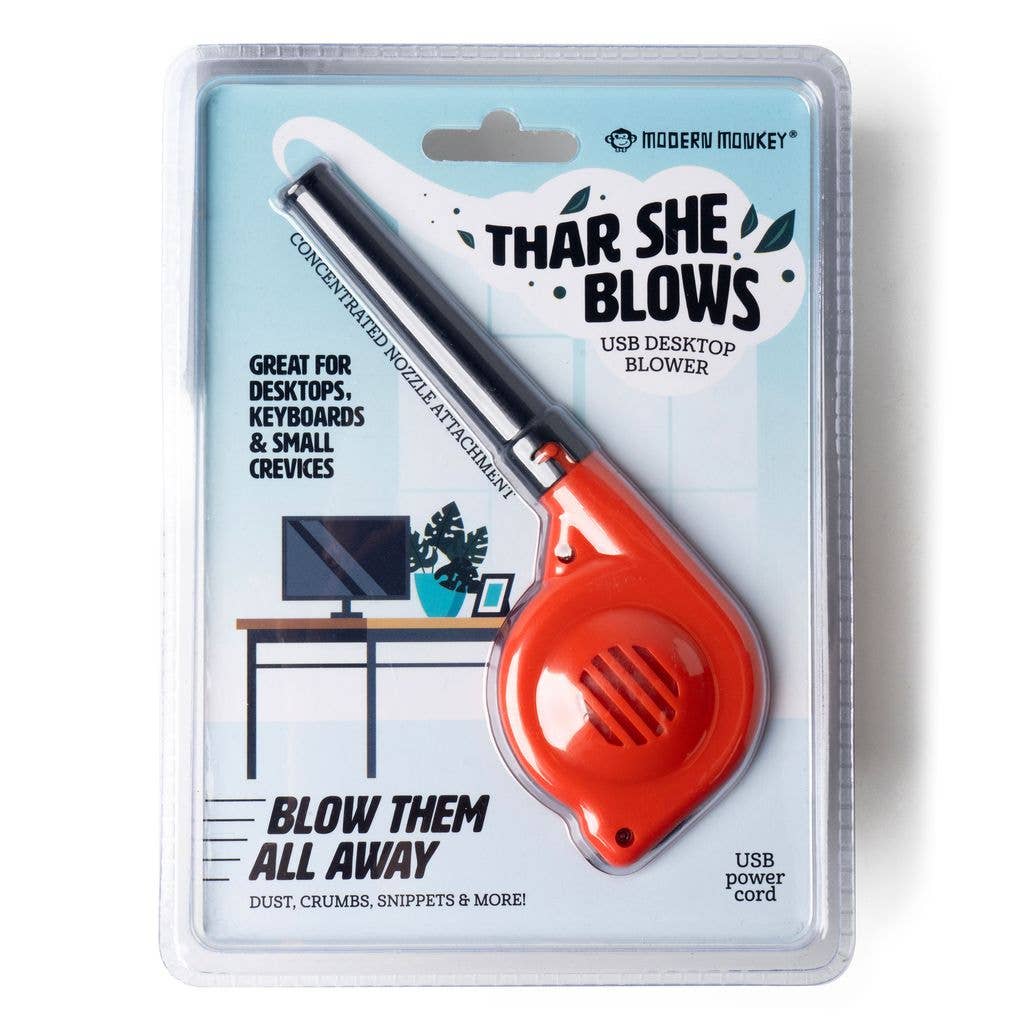 Modern Monkey® Thar She Blows USB Desktop Blower