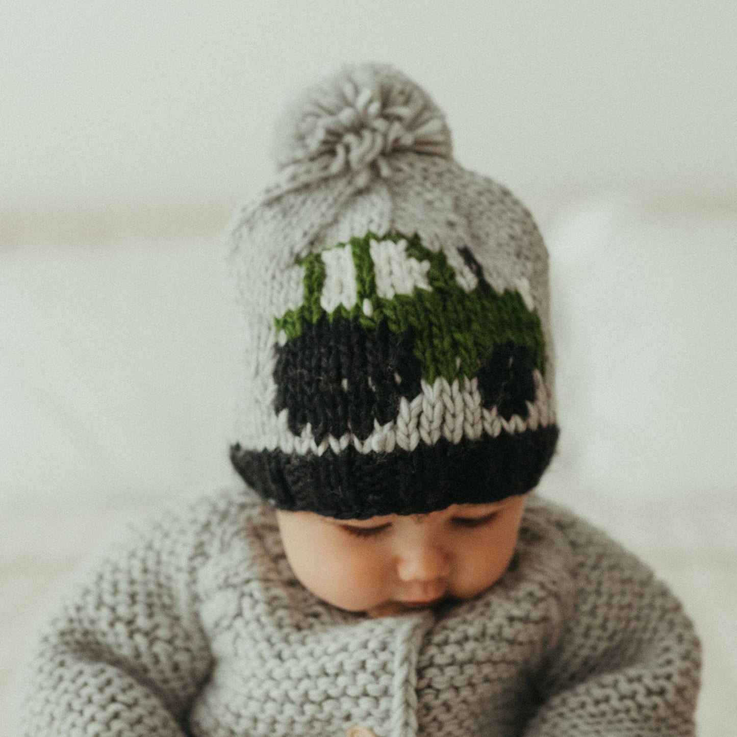 Tractor Beanie Hat: Medium (6-24 months)