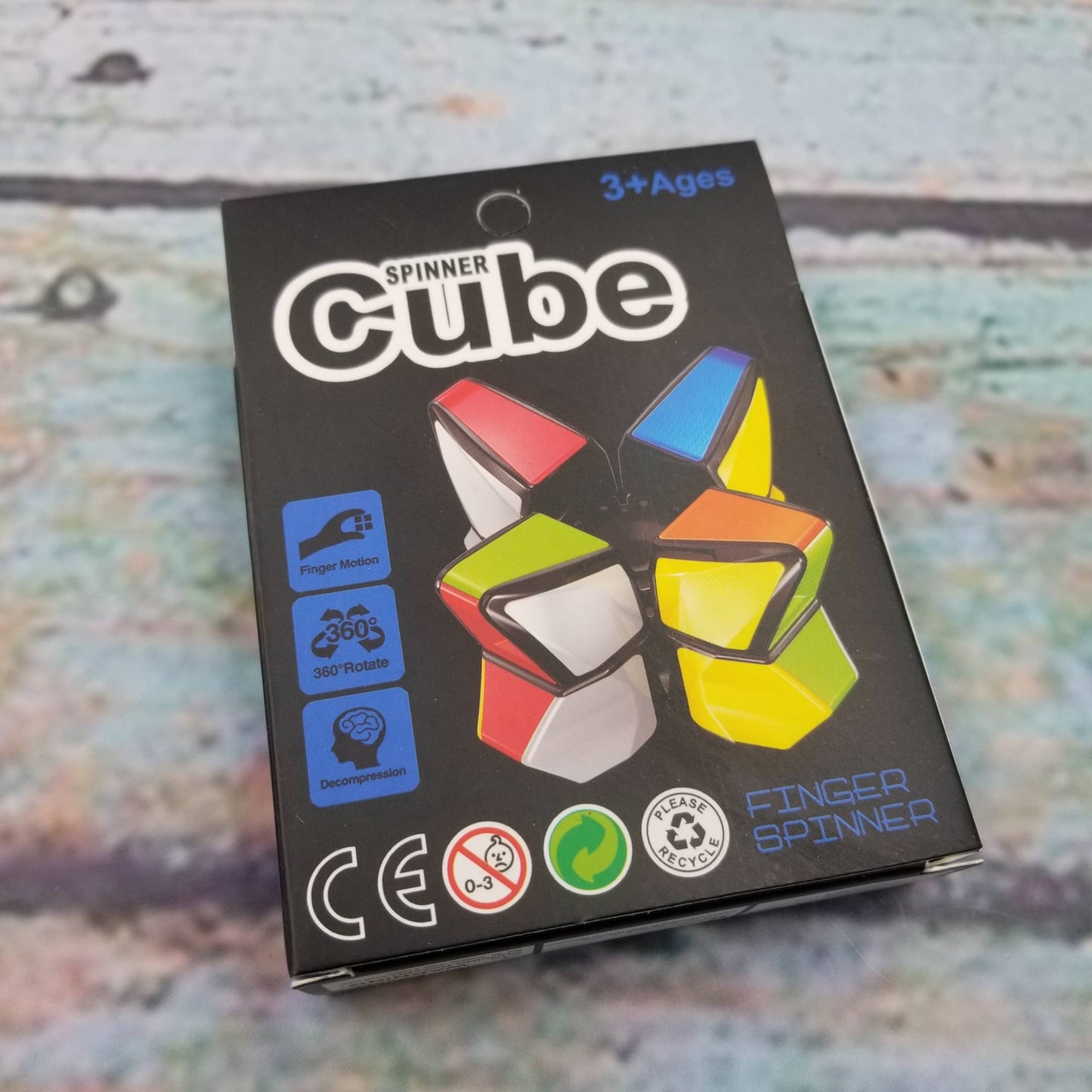 CUBE SPINNER GYRO ROTATING FIDGET TOY