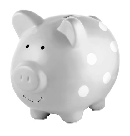 Polka Dot Piggy Bank, Money Bank for Baby or Kids
