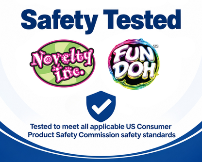 Fun Doh 10" JUMBO Butter Squishy Slow Rise Toy - 9/Display