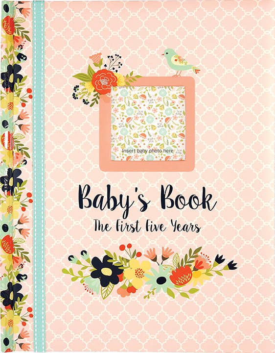 Baby's Book: The First Five Years Floral