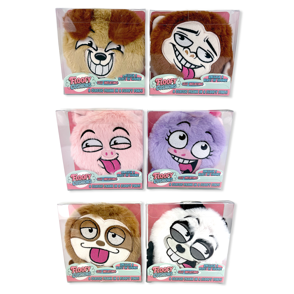 Floofy Cushions Plush Whoopee Cushion