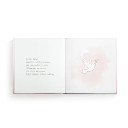 First Communion Book and Necklace Set