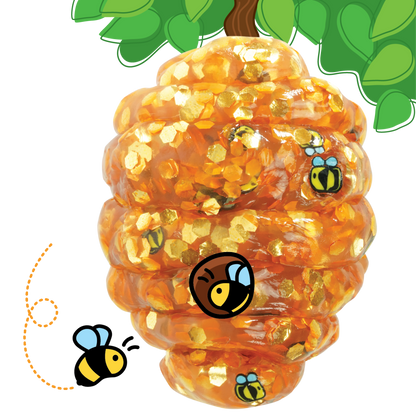 Honey Hive - Full Size 4" Thinking Putty Tin