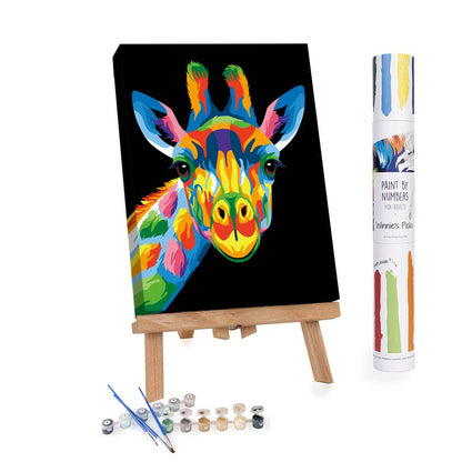 Colorful Giraffe - Pop Art Wall Decor - Graduation Gifts 2024