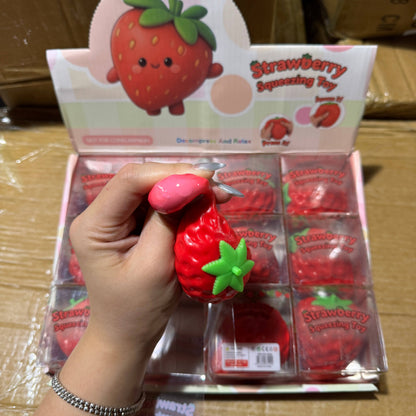 Crackling Crunchy Strawberry Squishy -A042