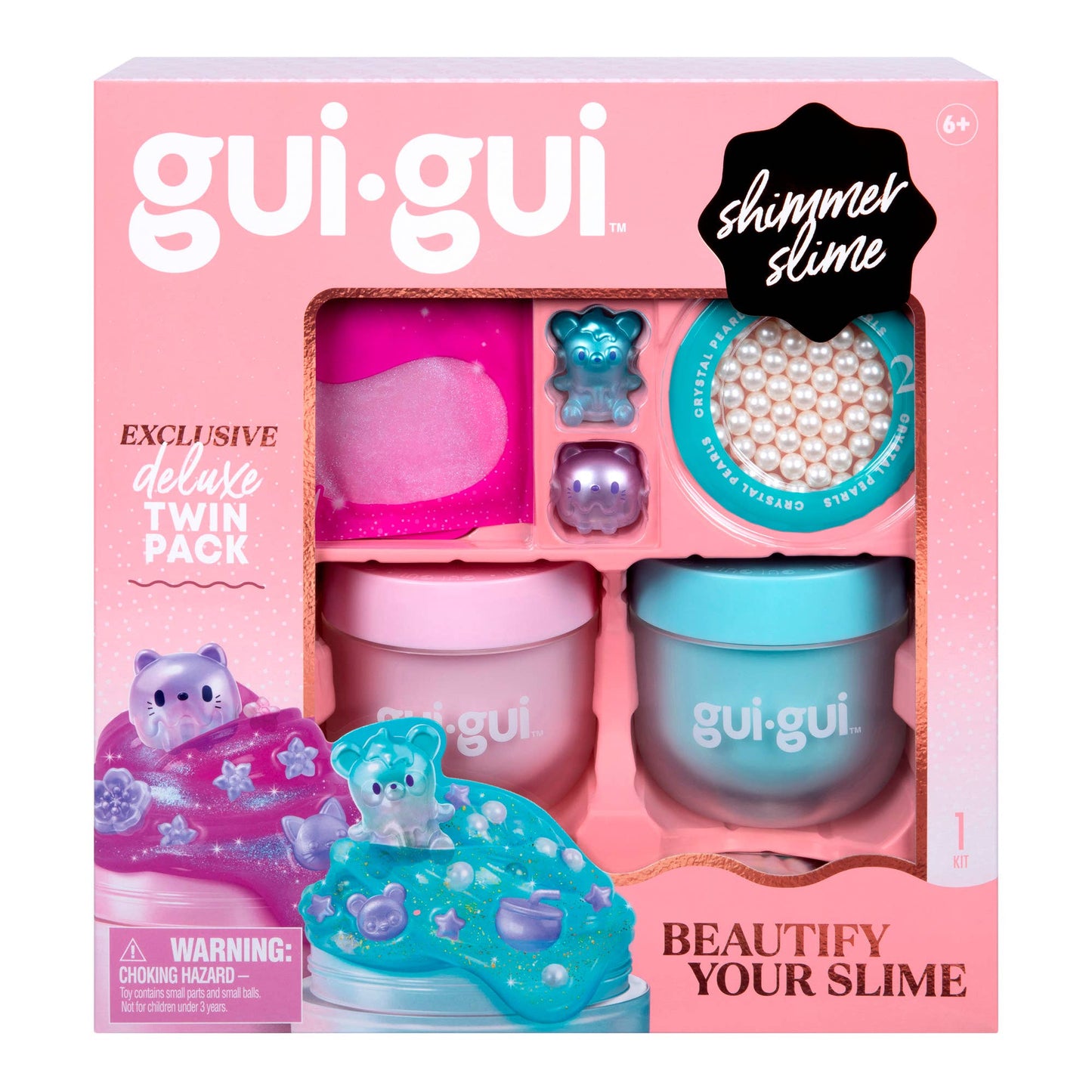 Moose Toys - Gui Gui Shimmer Deluxe Duo Slime Pack