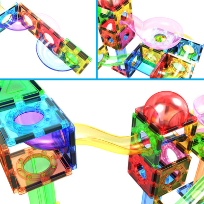 Magnetic Marble Run Track (50 Pieces)
