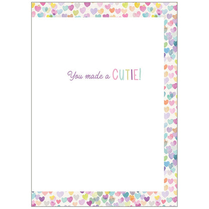Baby Hearts - Baby Congratulations Card