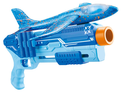 Flying Ace High Velocity Blaster Game – 3-in-1 Foam Launcher