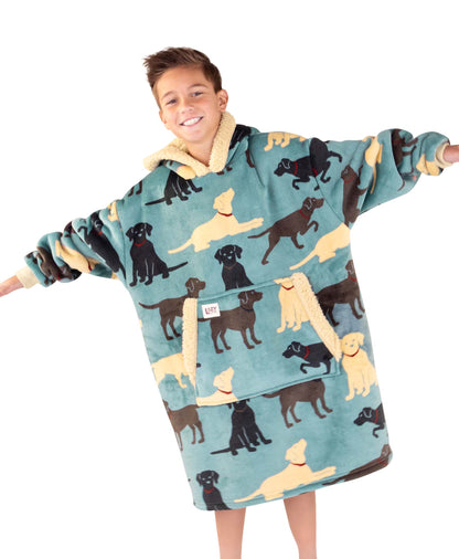 Oversized Wearable Blanket – Labs Kid Blanket Hoodie
