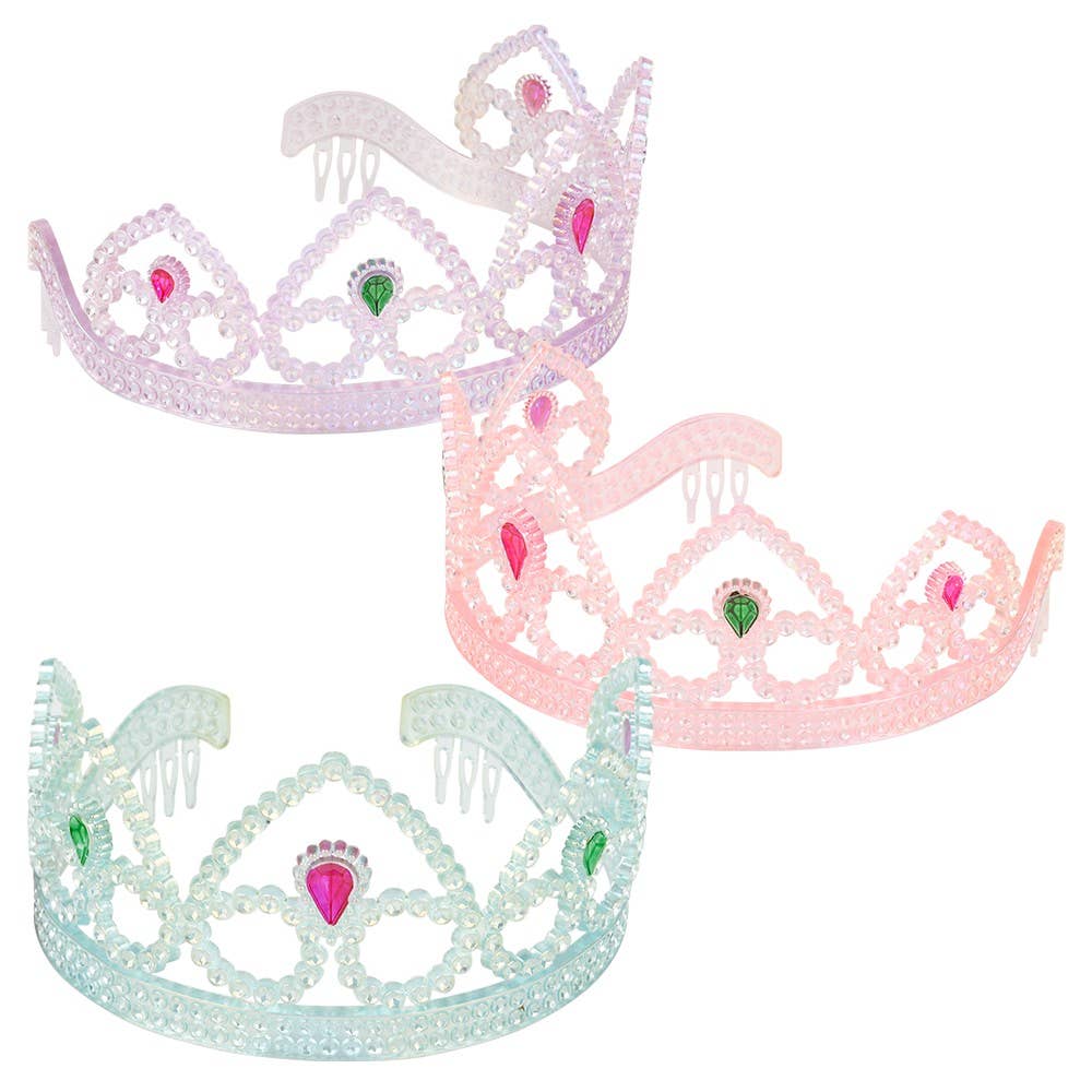 PEARLY TIARA WITH JEWELS