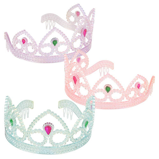 PEARLY TIARA WITH JEWELS