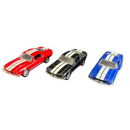 4" Die-Cast Classic Mustang – Pull Back Action