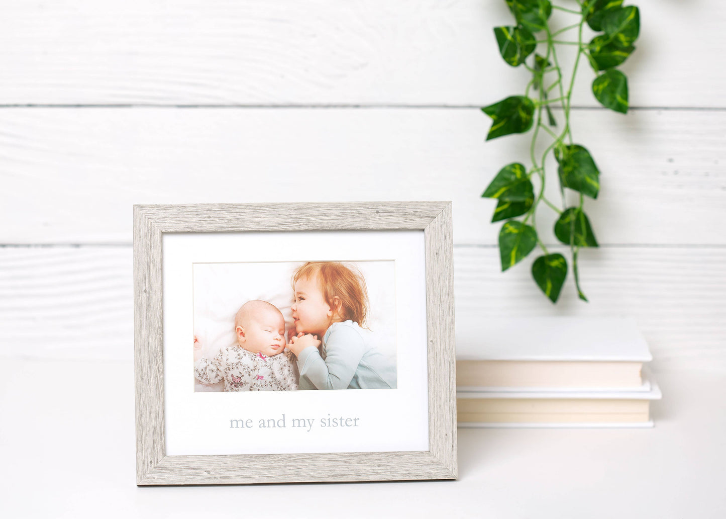 Rustic Me & My Sister Picture Frame