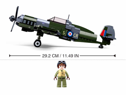 WW2 Royal Airforce Spitfire Fighter Plane Brick Kit
