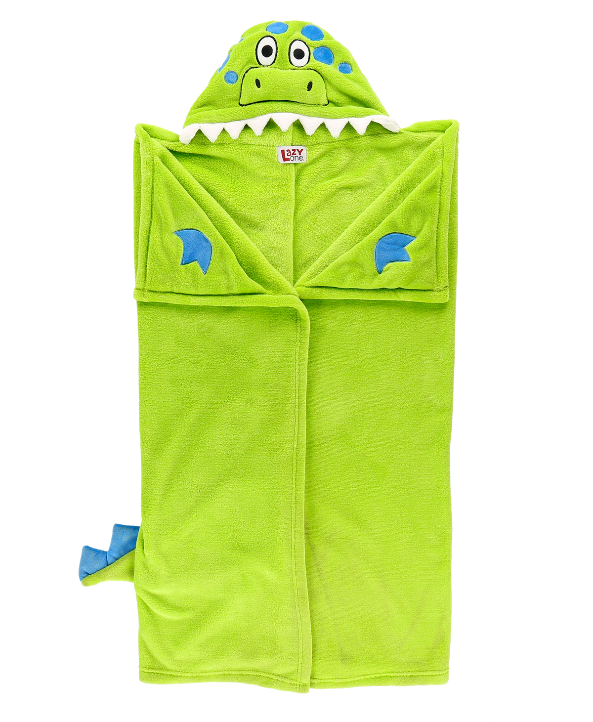 Wearable Hooded Fleece Blankets For Kids - Dinosaur