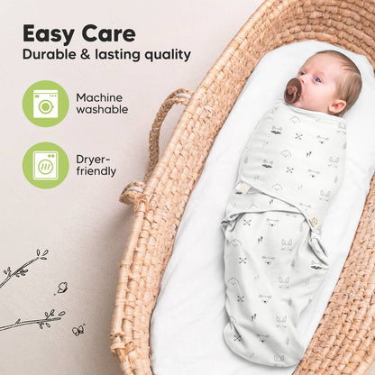 3pk Soothe Baby Swaddles Nordic, Sleep Sack for Newborns