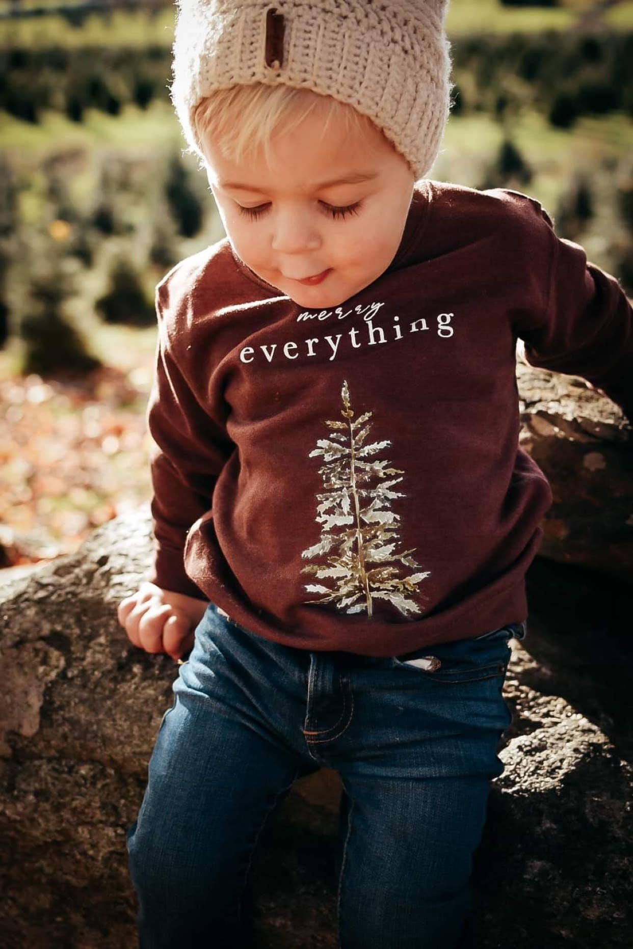 Merry Everything | Kids & Adult Christmas Sweatshirt