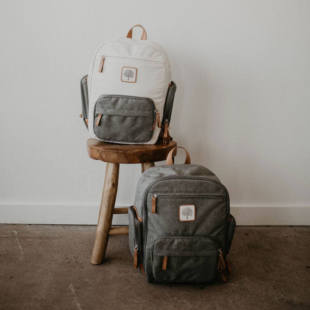 Birch Bag Mini - Diaper Backpack in Cream