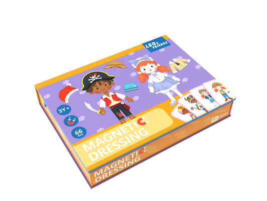 Leo & Friends Magnetic Dressing Kit, 66-Pieces