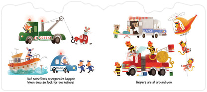 Here Come the Helpers by Leslie Kimmelman