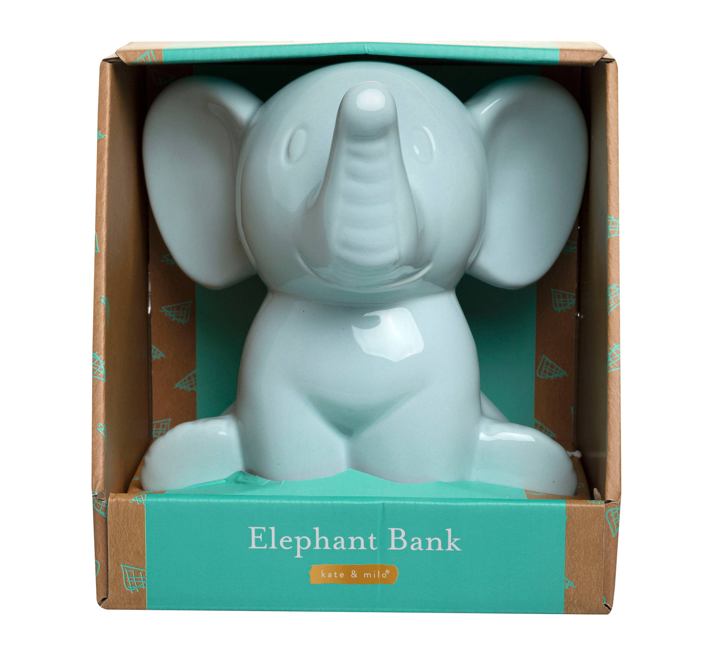 Blue Elephant Piggy Bank