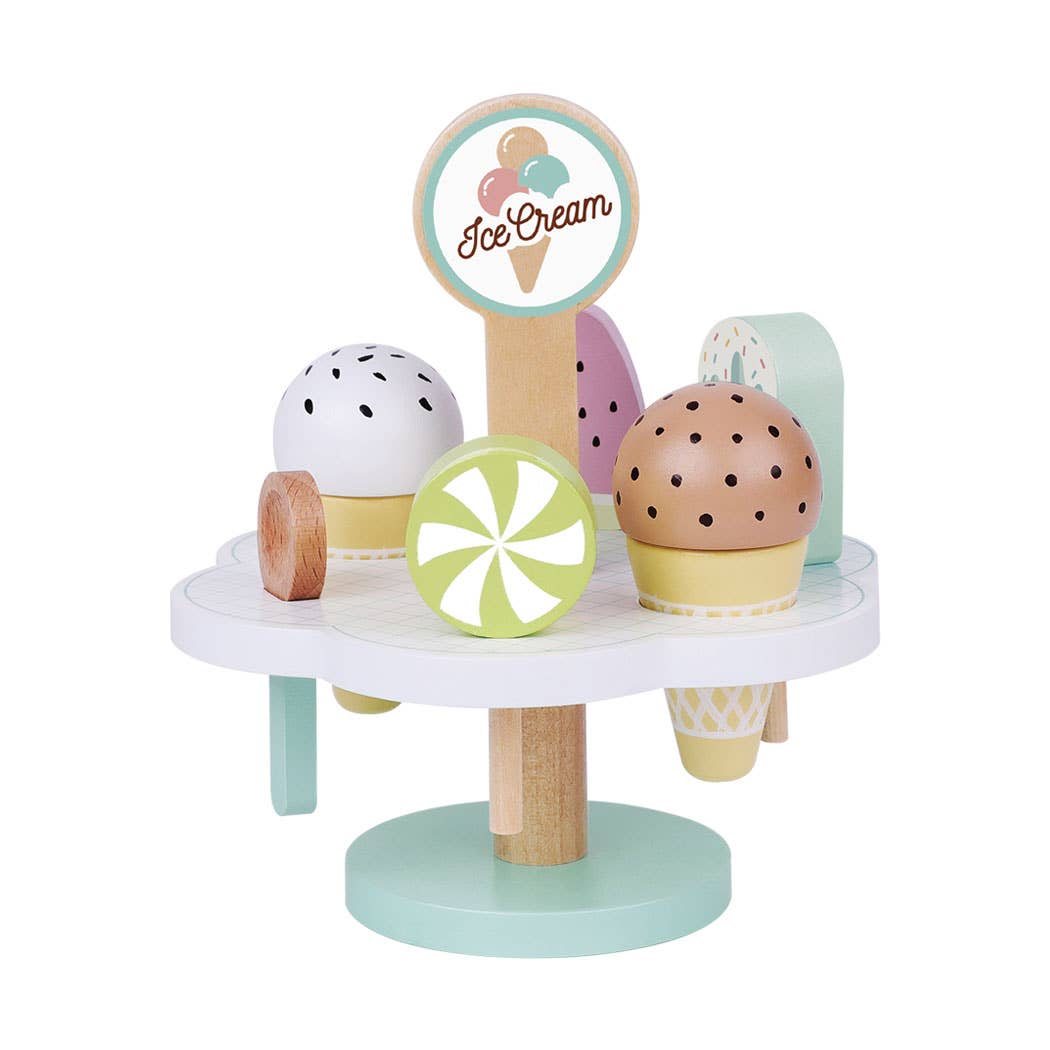 Wooden Ice cream Set 