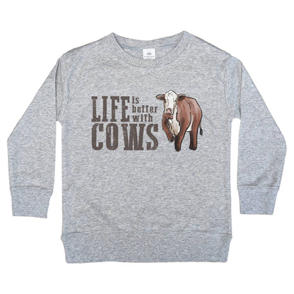 Life is better with cows Country Western Boy Summer Clothes
