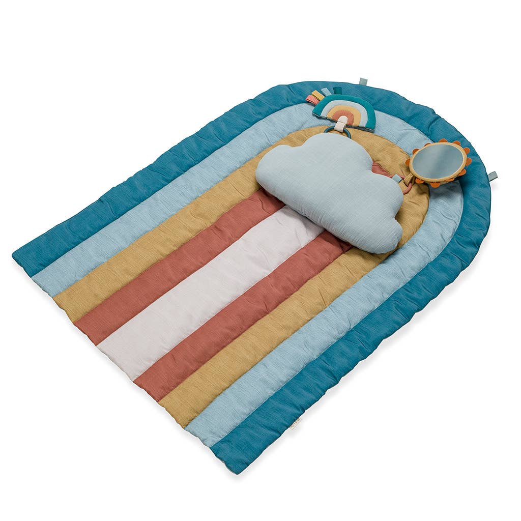 Bitzy Bespoke Ritzy Tummy Time Rainbow Play Mat