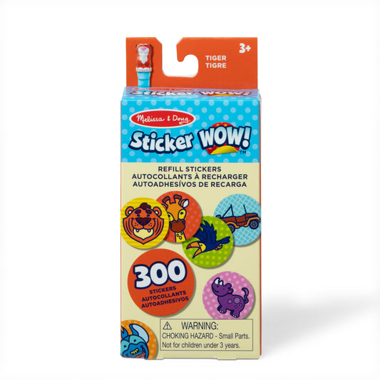 Sticker WOW! Refill Stickers - Tiger (Stickers Only, 300+)