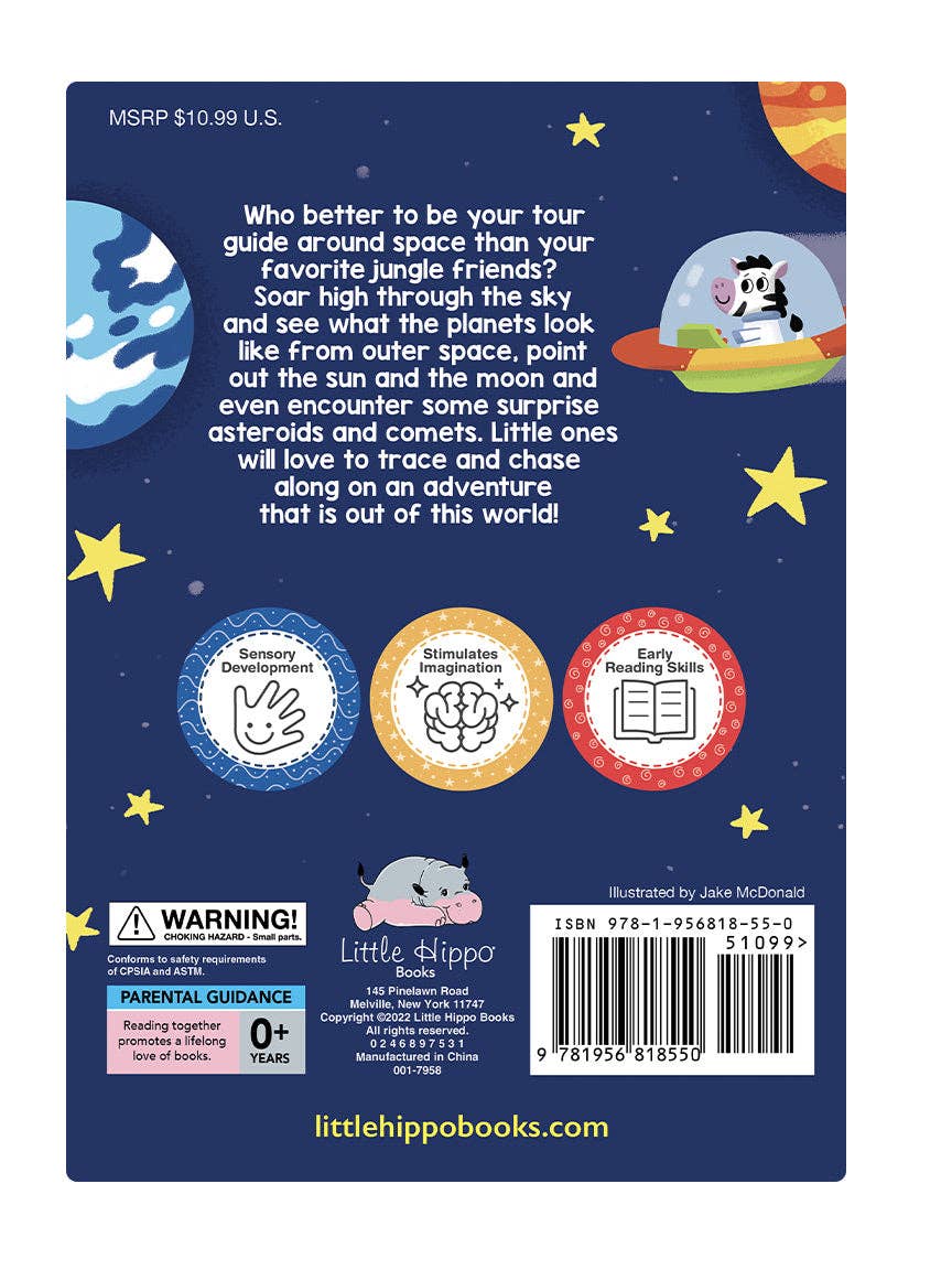 Journey in Space - Sensory Book with Touch and Feel Trail