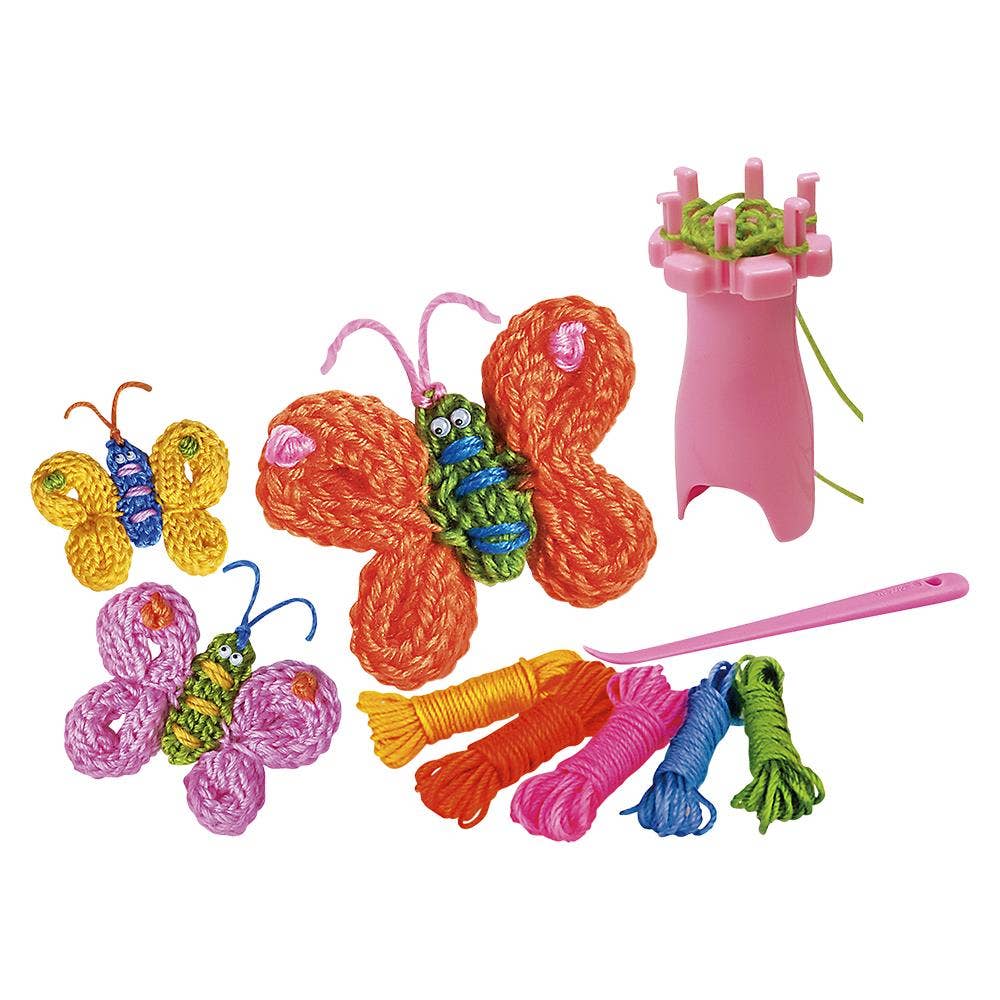 Little Craft French Knit Butterfly Kit