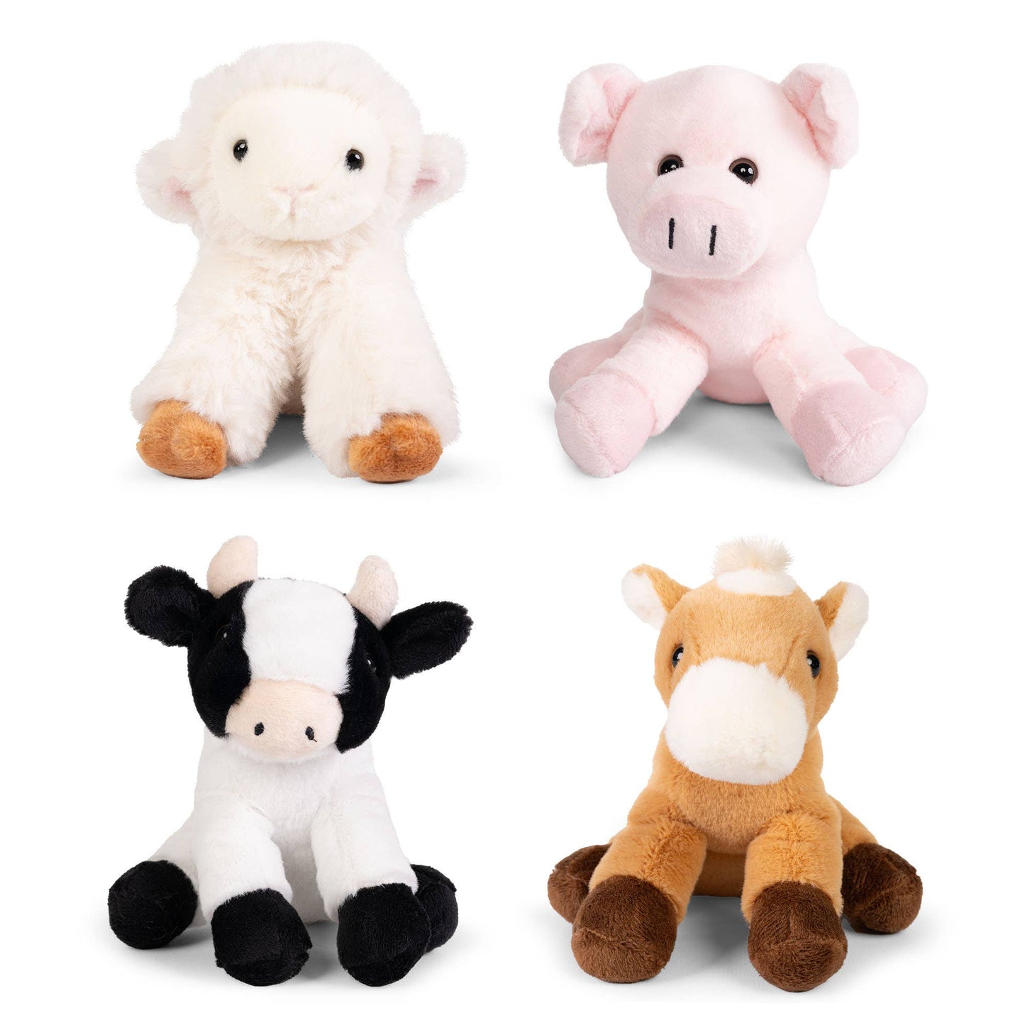 Little Living Nature Farm Animals Stuffed Animal Collection