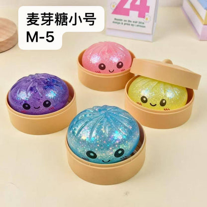 Squishy Glitter Dumplings Toy