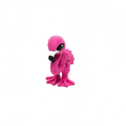 Flamingo • Mini 3D Printed Articulated Animal • Flexi Animals • Pocket Pets • Pocket Pals • Desk Pets*