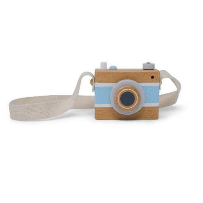 Vintage Camera Music Box - Blue