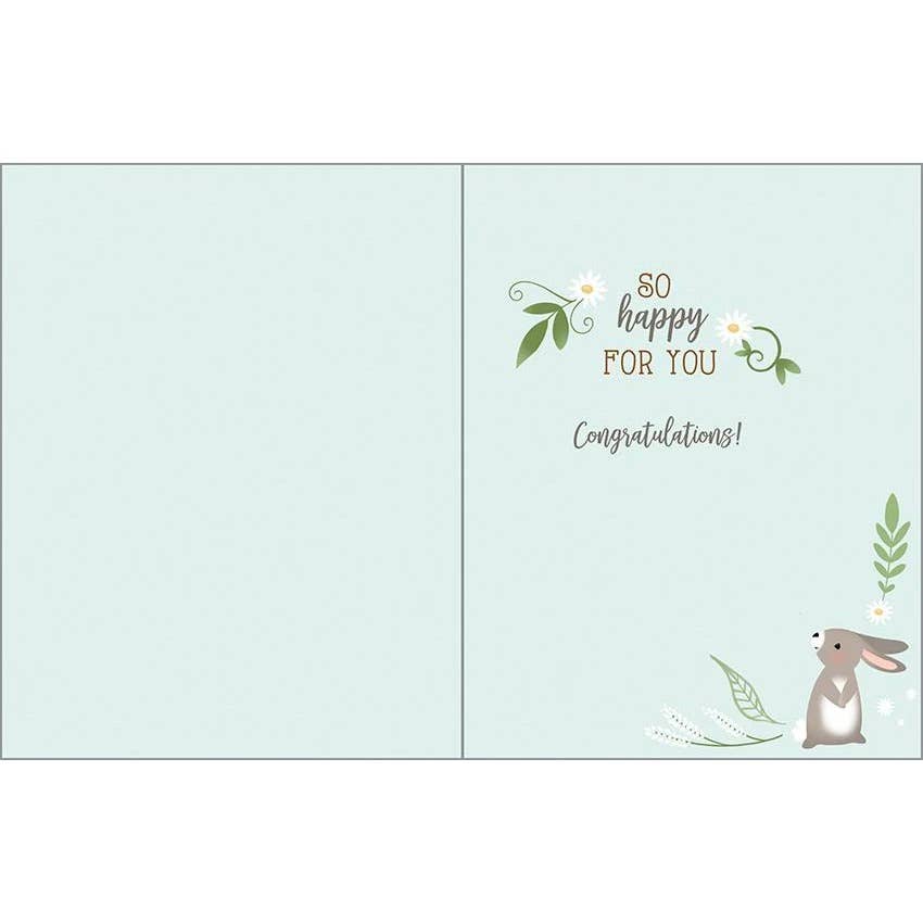 Baby Greeting Card - Little Bunnies