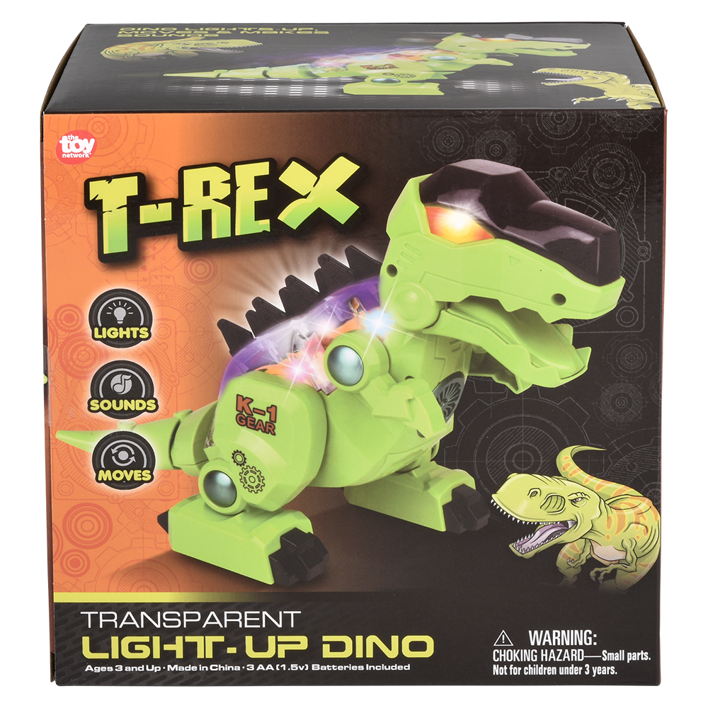10" LIGHT-UP GEAR T-REX