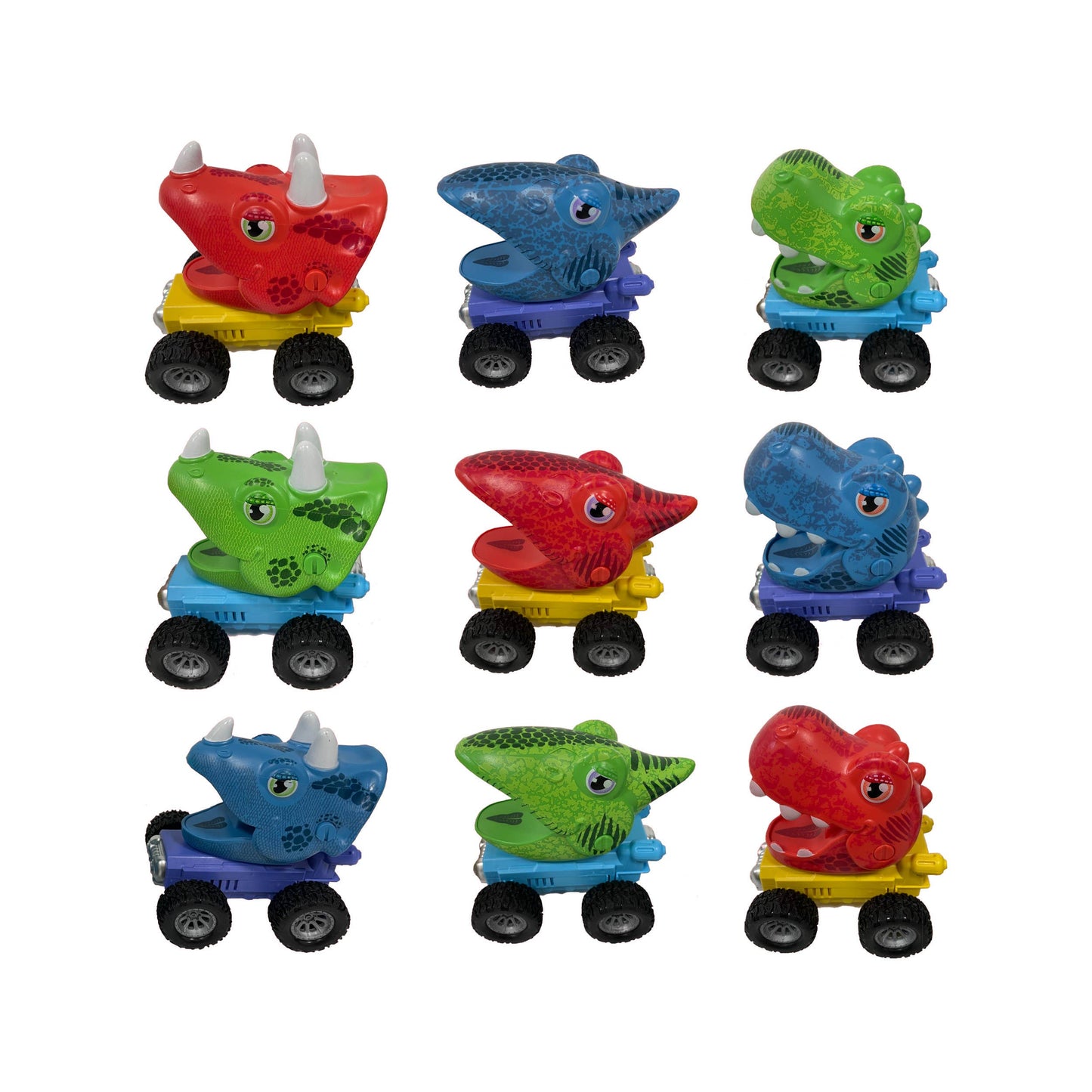 Dino Racers - dinosaur vehicles with NO batteries needed!