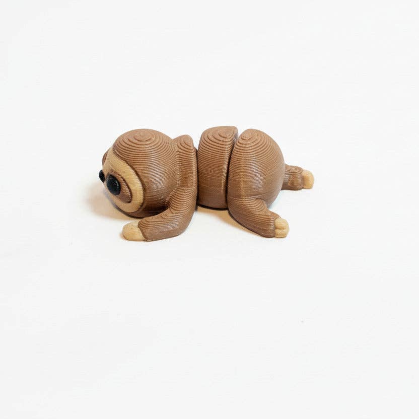 Sloth • Mini 3D Printed Articulated Animal • Flexi Animals • Pocket Pets • Pocket Pals • Desk Pets [2025]