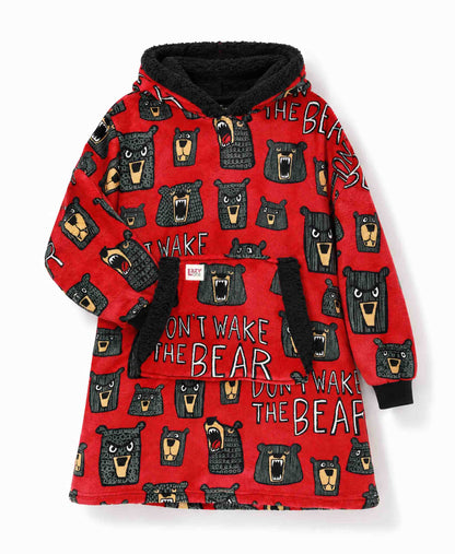 Wearable Blanket – Don't Wake The Bear Kid Blanket Hoodie