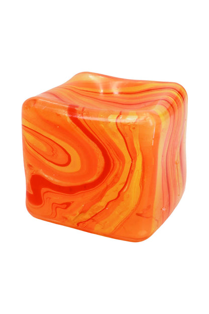 Marbled Cube Putty Filled Squishy