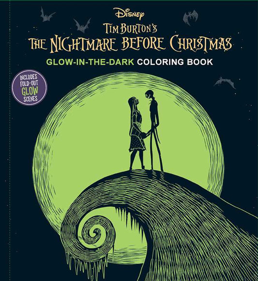 Disney Tim Burton's The Nightmare Before Christmas Glow-in-the-Dark Coloring
